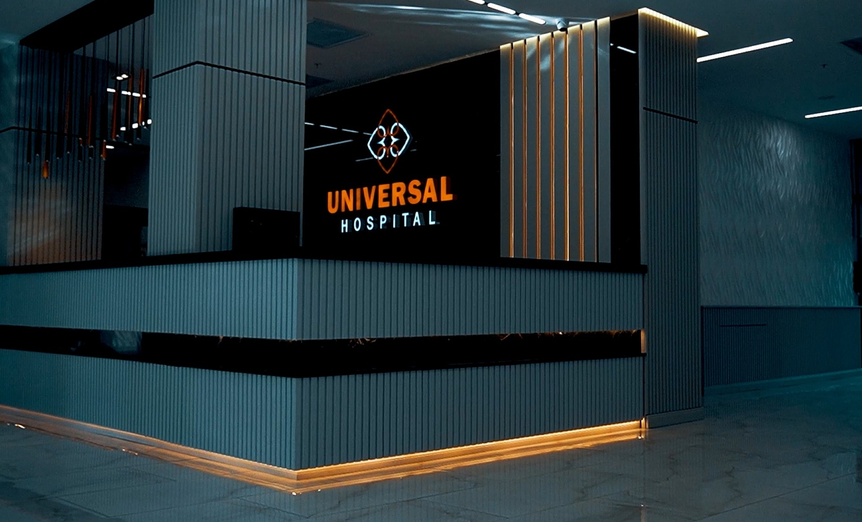 Universal Hospital binasının tikinisi