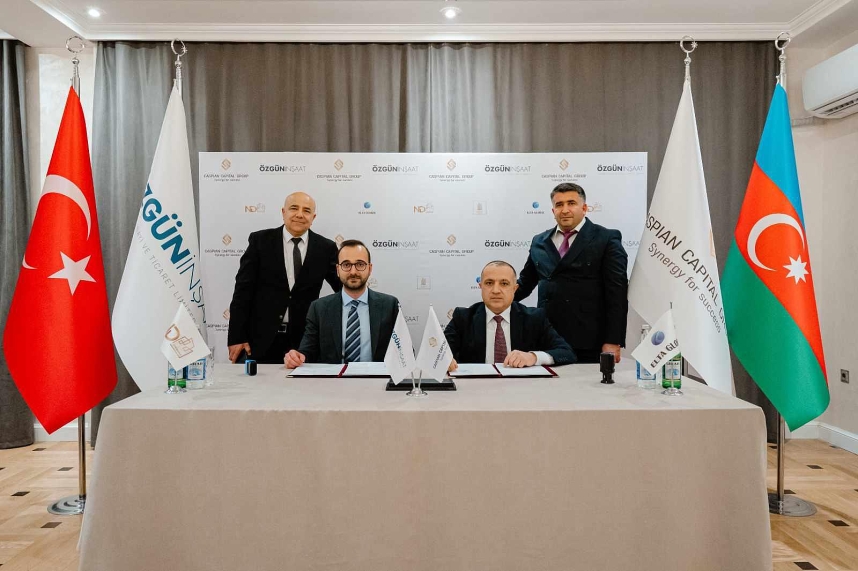 “Caspian Capital Group” şirkəti Türkiyənin məşhur şirkəti ilə Saziş imzaladı